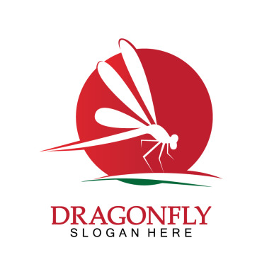 Dragonfly Illustration Logo Templates 387915