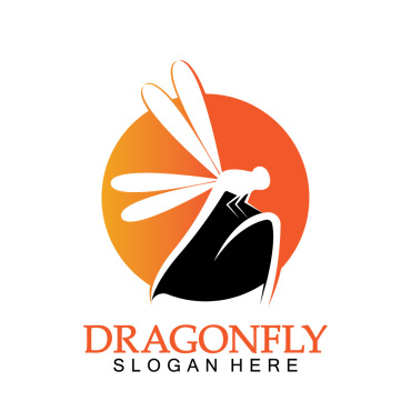 Dragonfly Illustration Logo Templates 387916