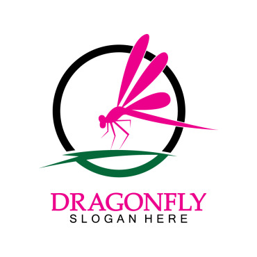 Dragonfly Illustration Logo Templates 387921