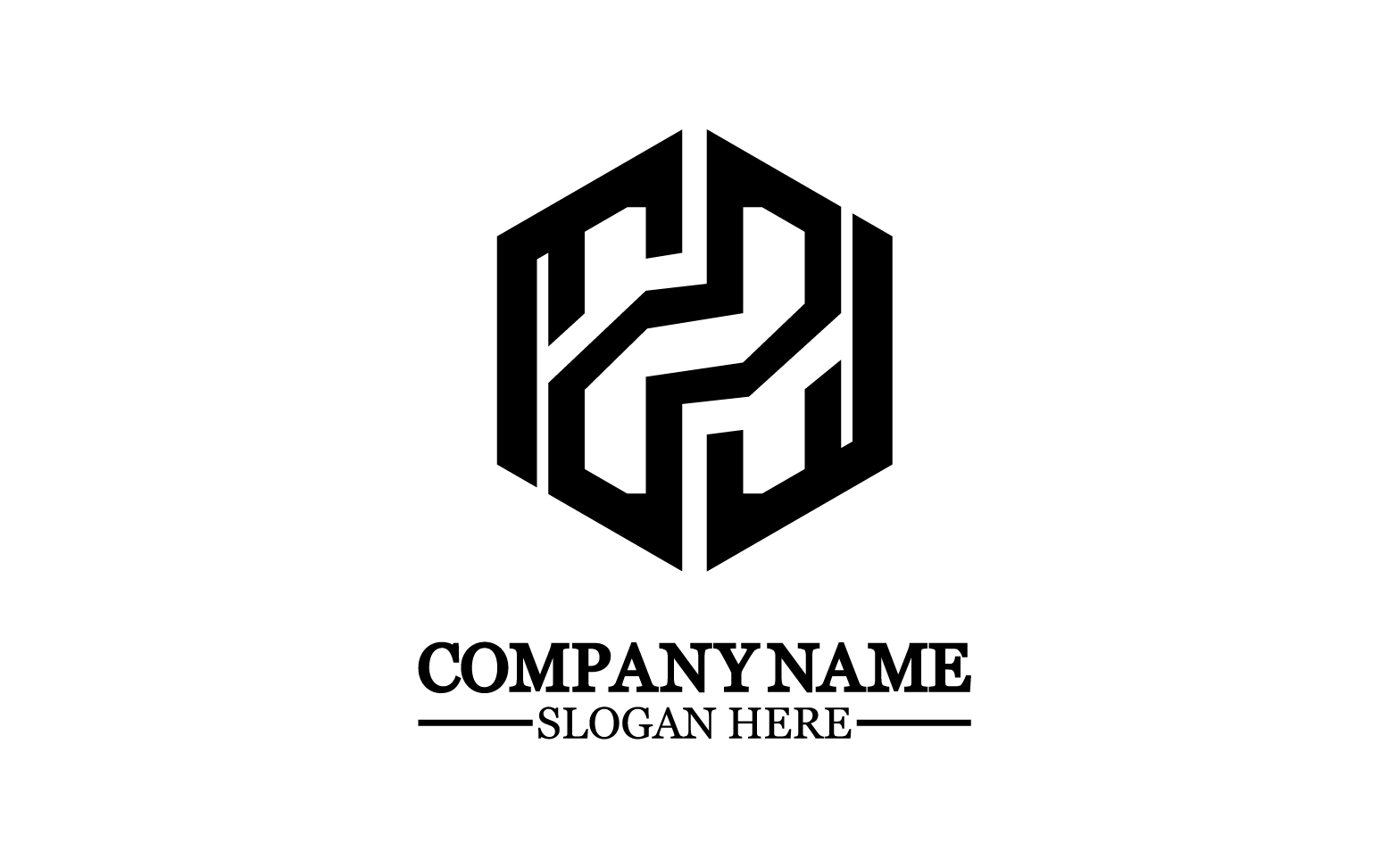 Letter H logo icon design template elements v9