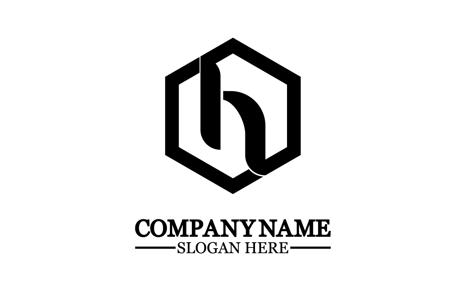 Letter H logo icon design template elements v16