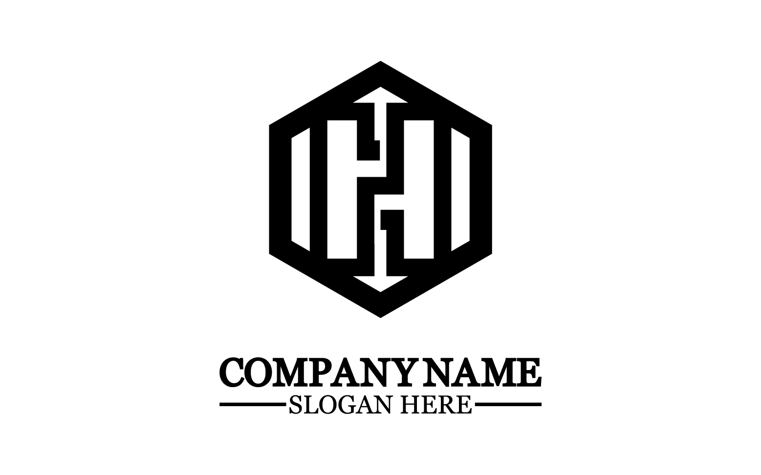 Letter H logo icon design template elements v27