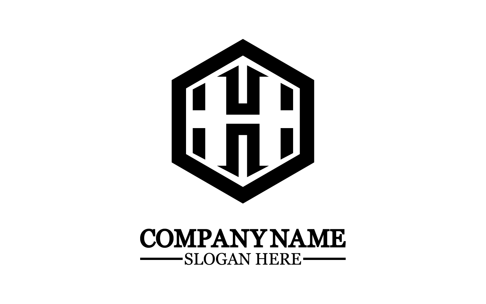 Letter H logo icon design template elements v32