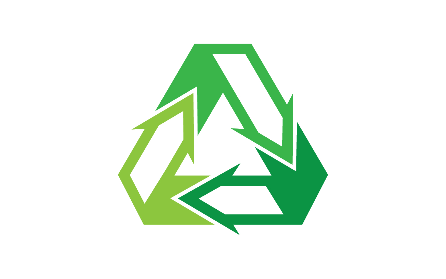 Recycle Symbol isolated on a white background v28