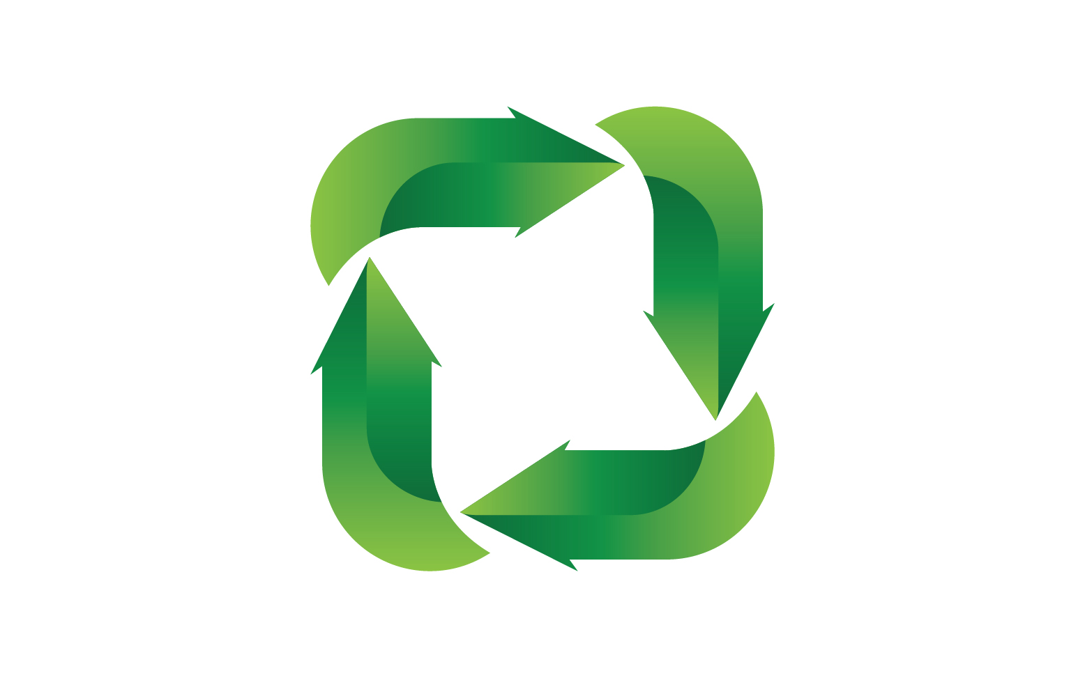 Recycle Symbol isolated on a white background v31