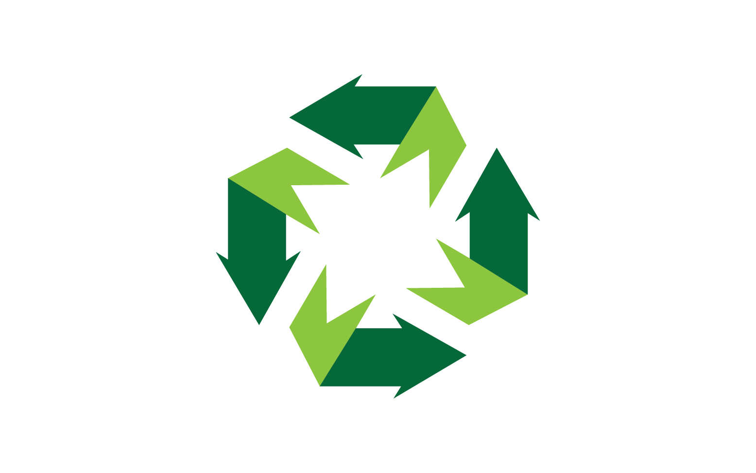 Recycle Symbol isolated on a white background v30
