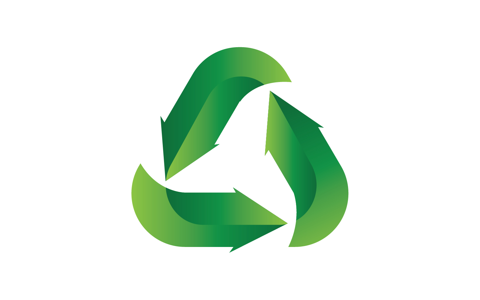 Recycle Symbol isolated on a white background v32