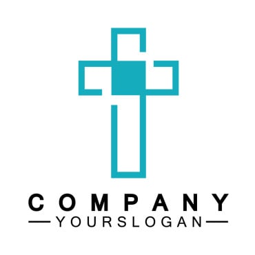Christianity Religion Logo Templates 388214