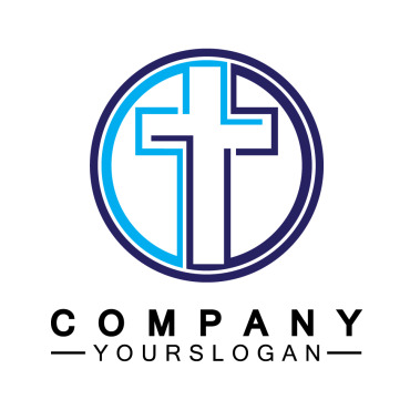 Christianity Religion Logo Templates 388217