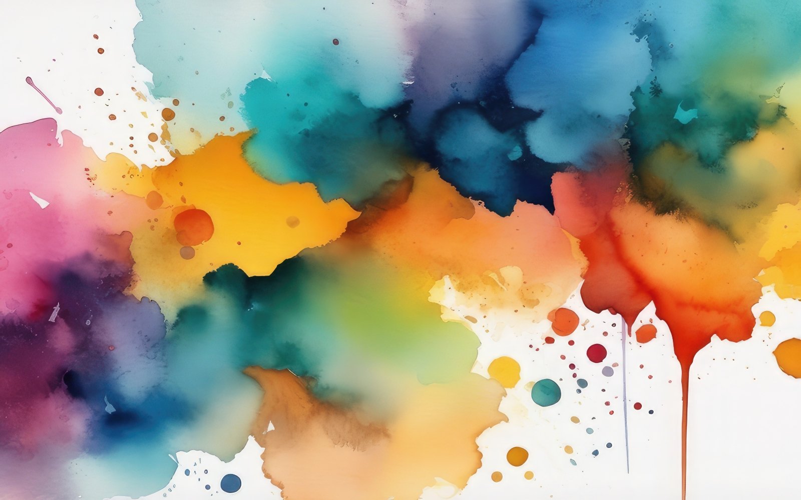 Premium Abstract colorful watercolor spots background 8