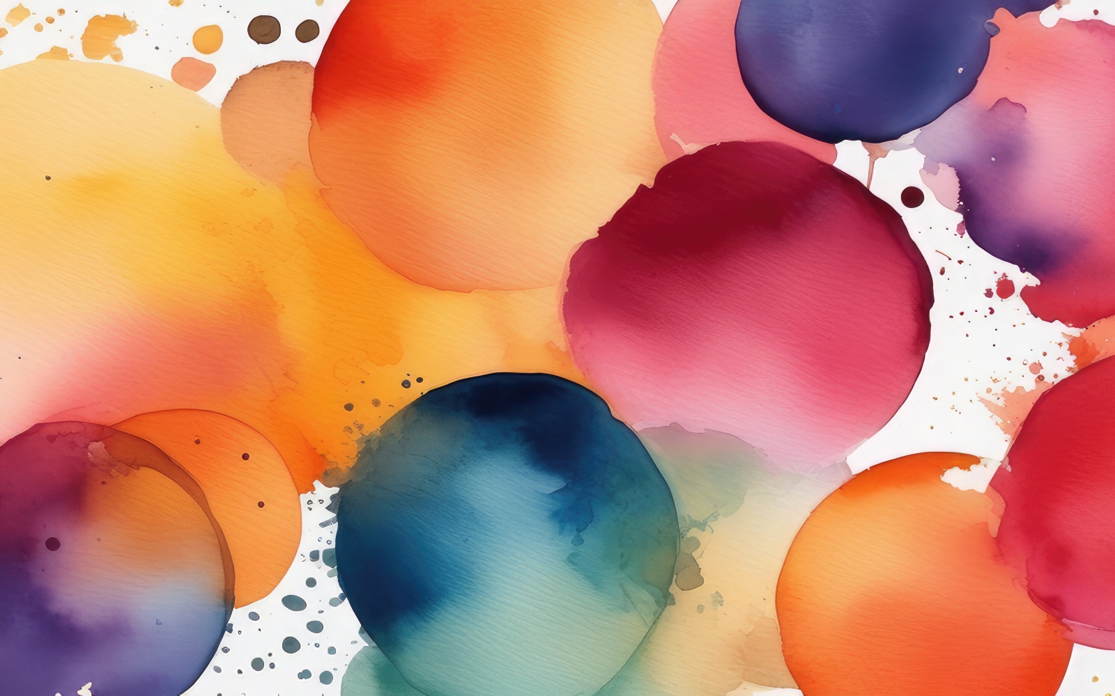 Abstract  colorful watercolor spots background 19