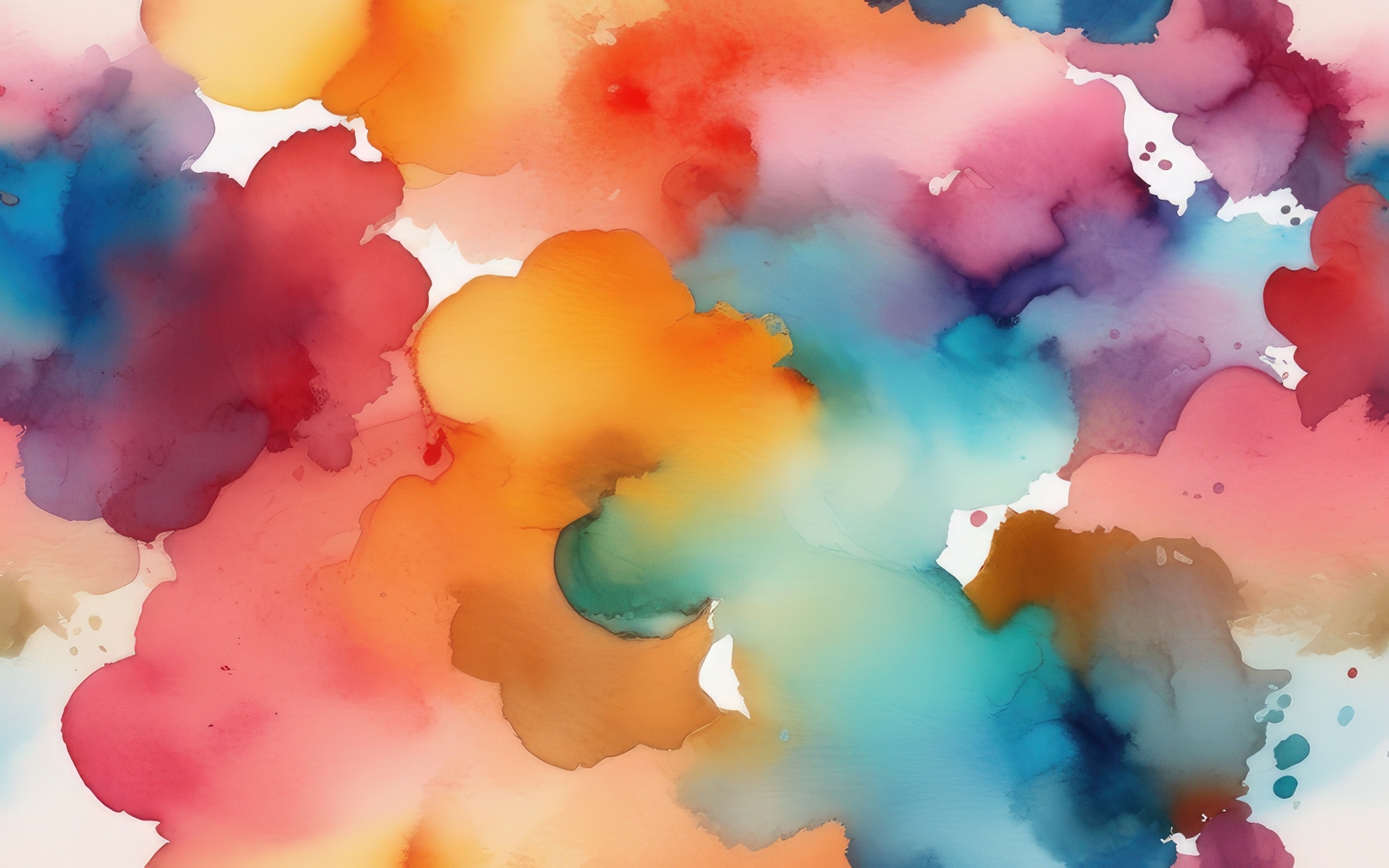 Abstract  colorful watercolor spots background 16