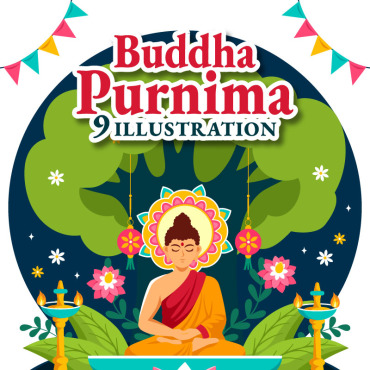 Purnima Guru Illustrations Templates 388498