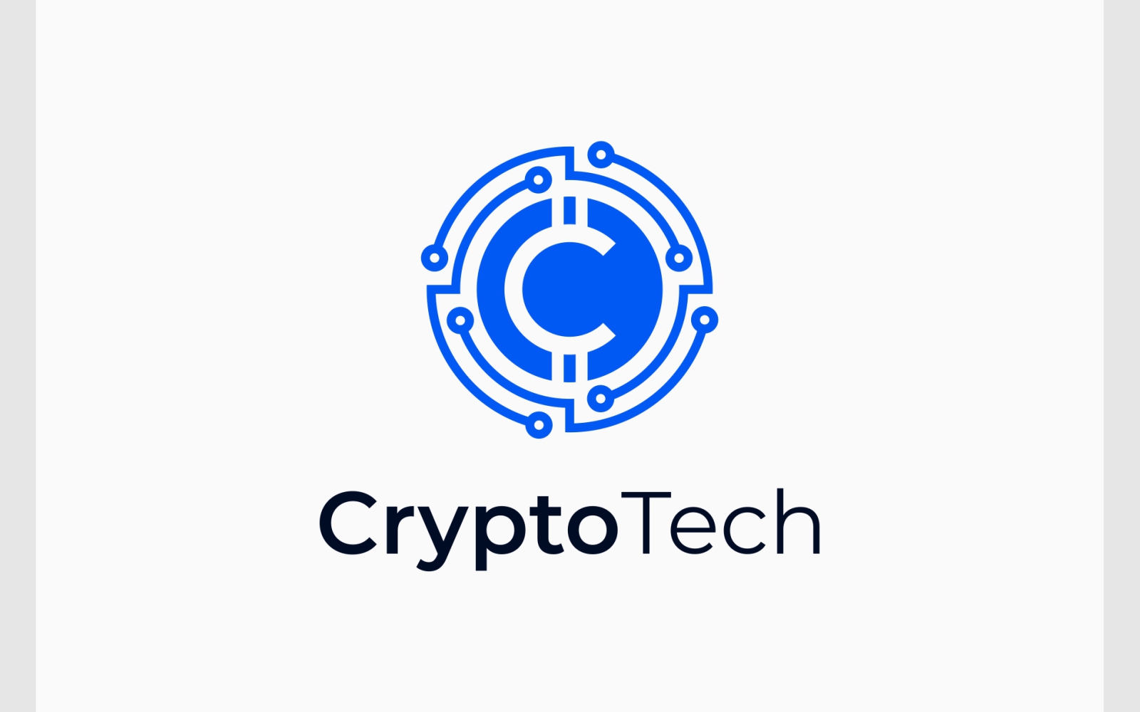 Crypto Currency Circuit Technology Logo