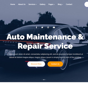 Bootstrap Repairs Responsive Website Templates 388655