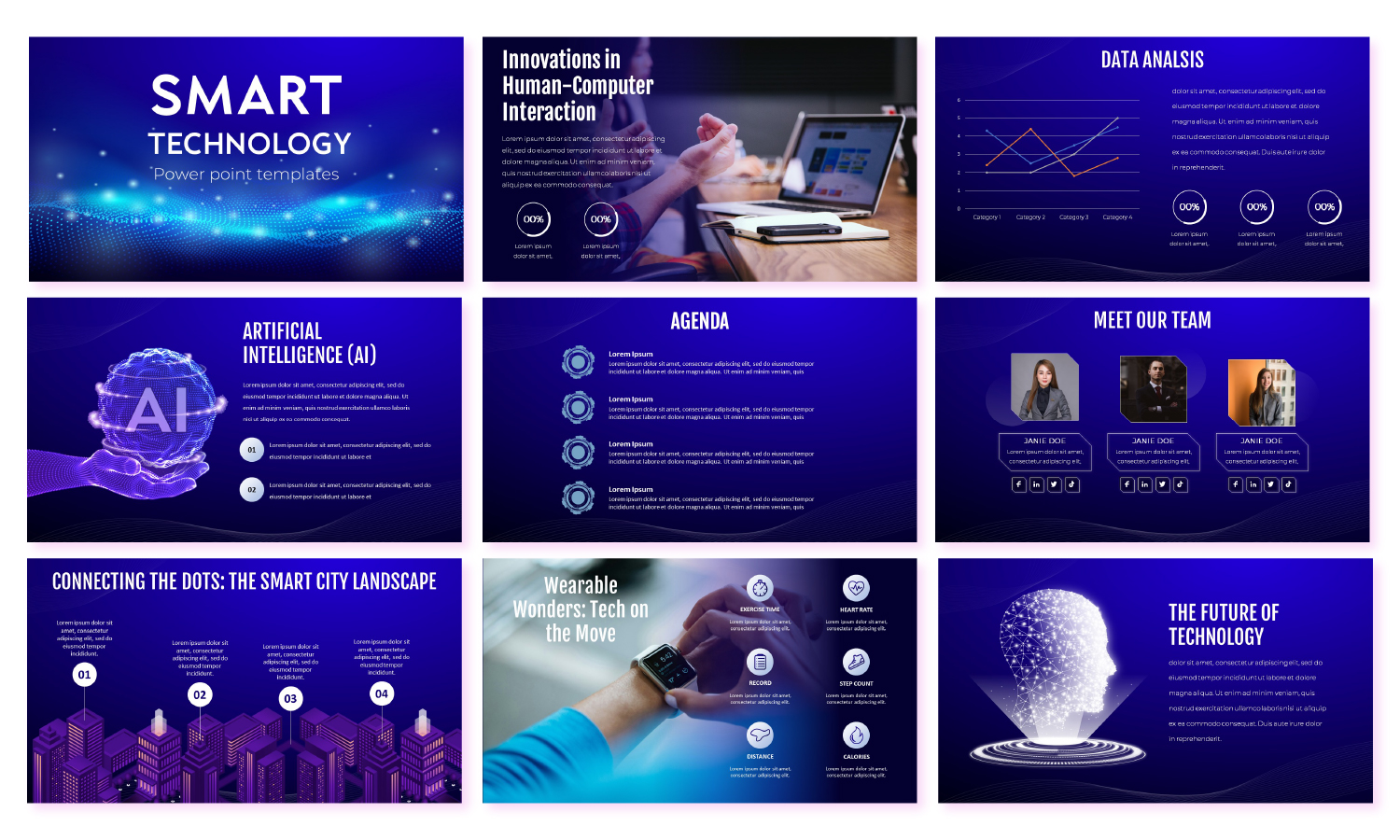 Smart Technology Power Point Templates