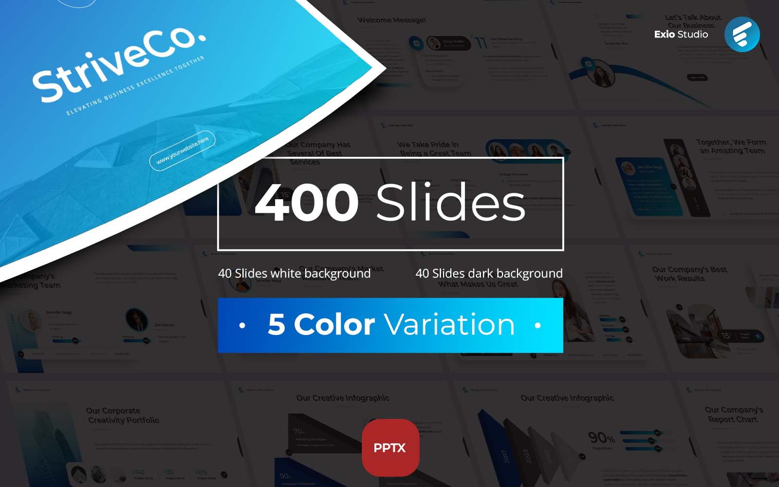 StriveCo - Business PowerPoint Template