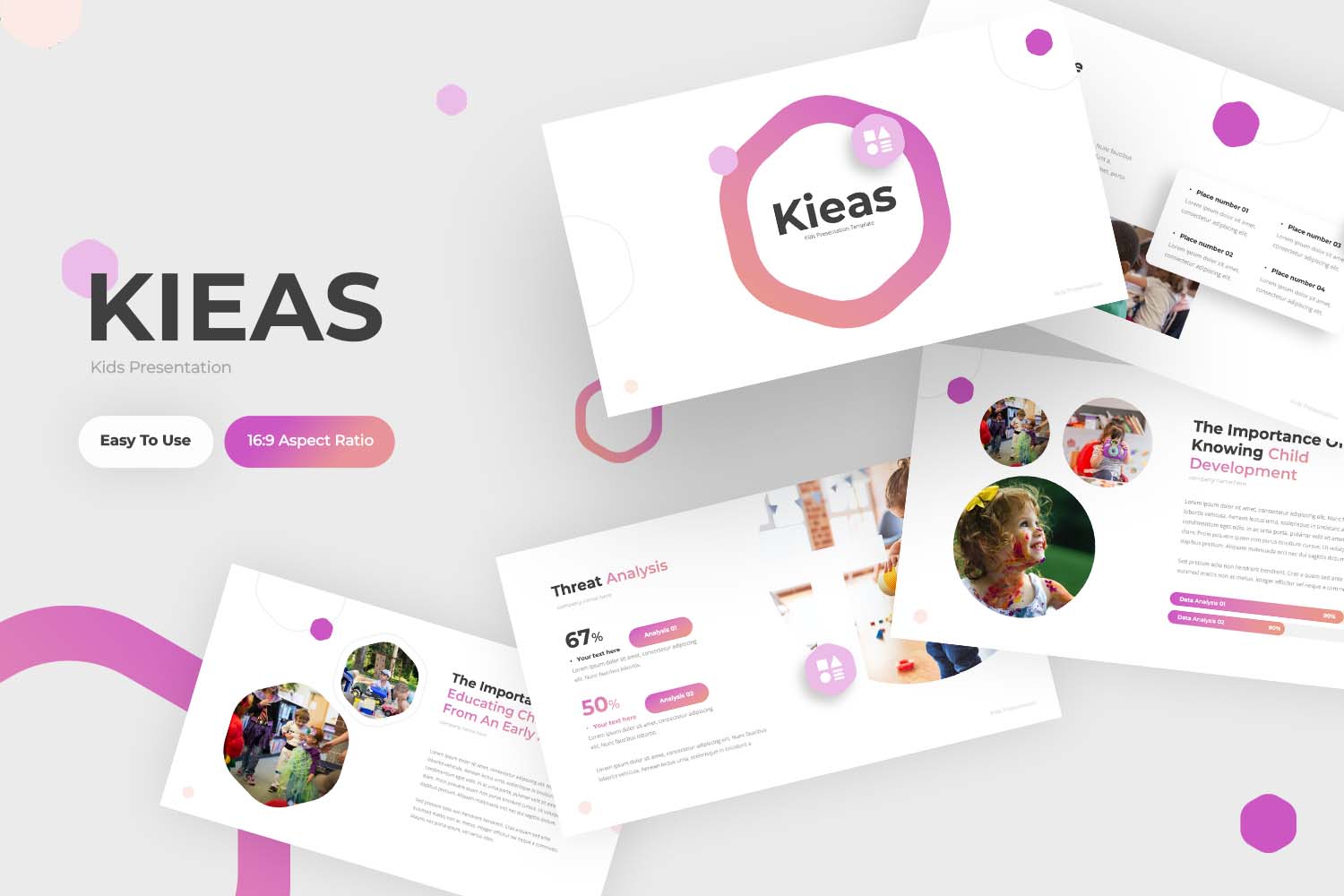 Kieas - Kids Google Slides Template