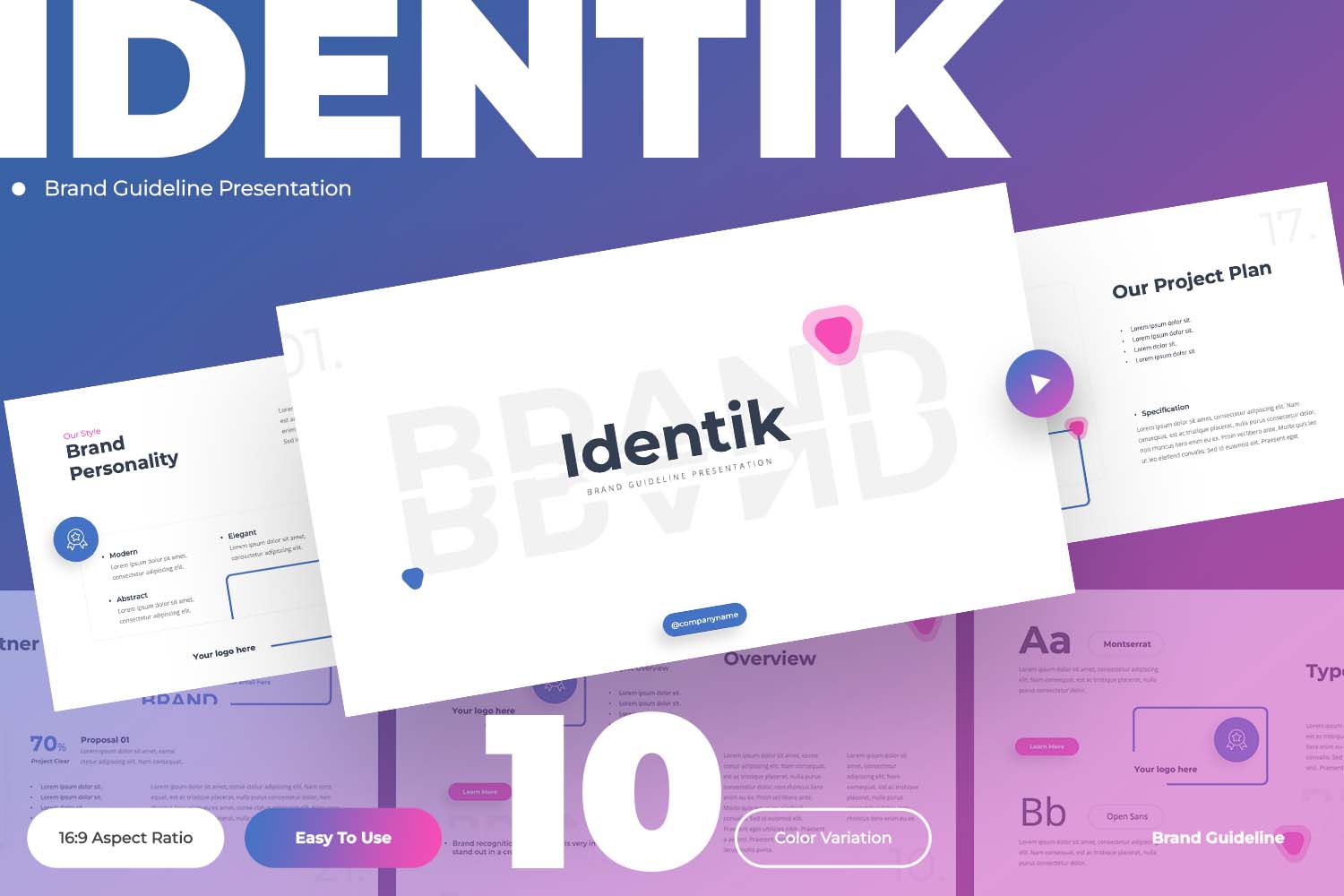 Identik - Brand Guideline Google Slides