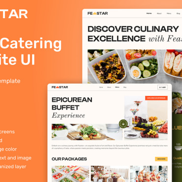 Catering Business UI Elements 388760