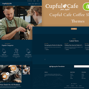 Cafe Coffee Shopify Themes 388884