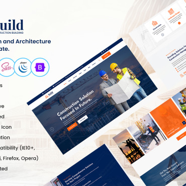 Architecture Build Responsive Website Templates 388893