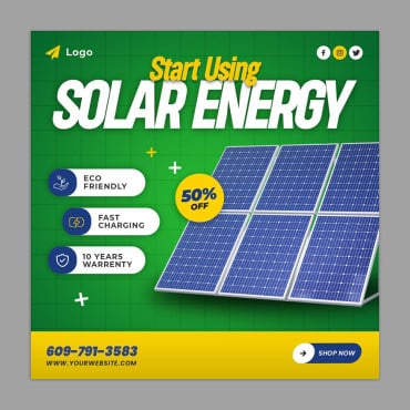 Energy Solar Social Media 388915