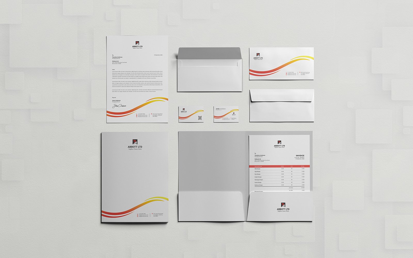 Brand Identity Package Template Canva & Word