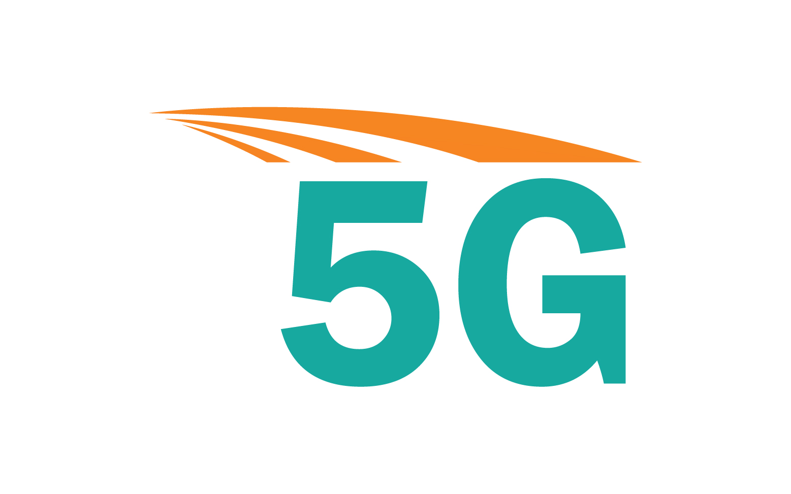 5G signal network tecknology logo vector icon v3