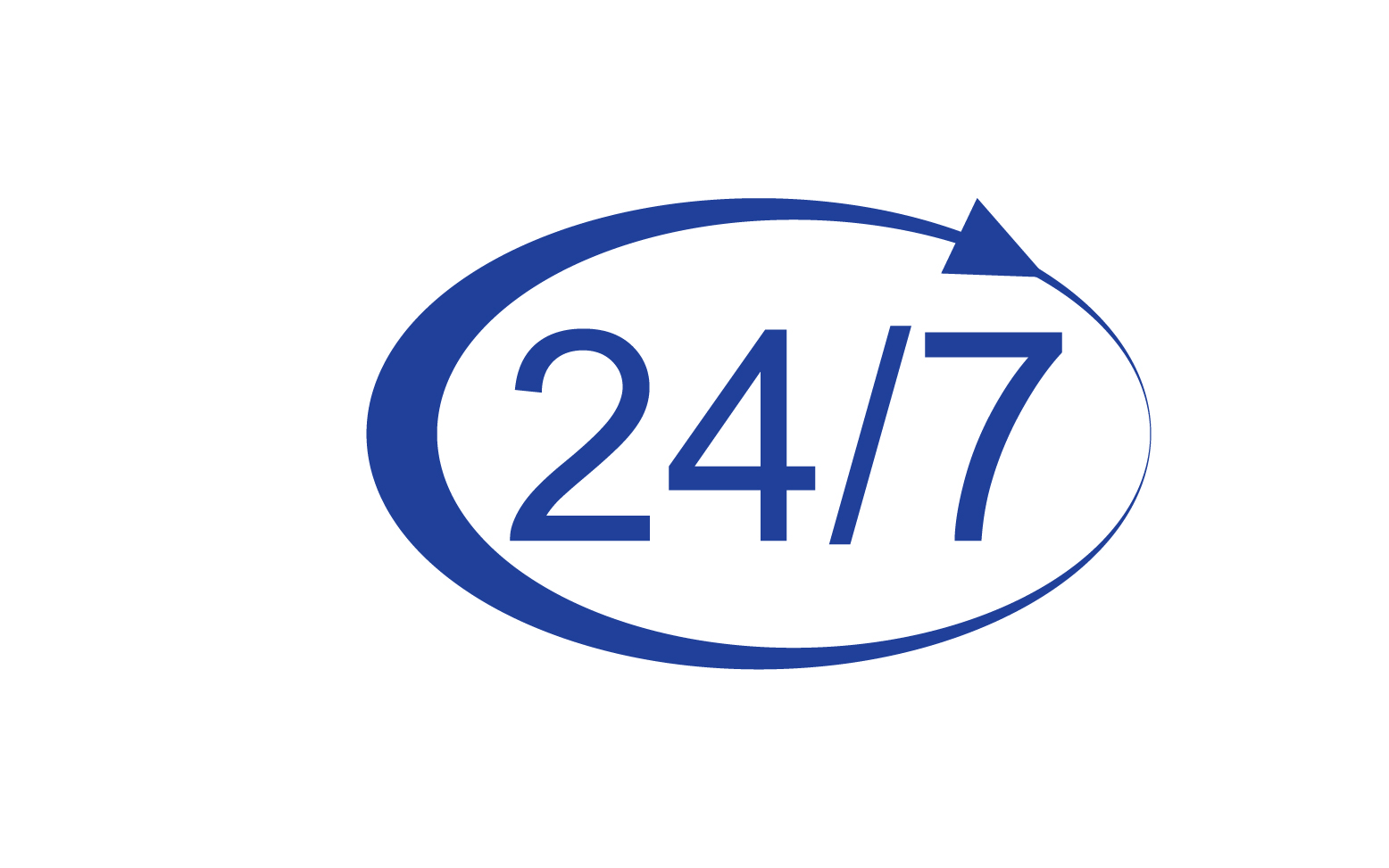 24 hour time icon logo design v6