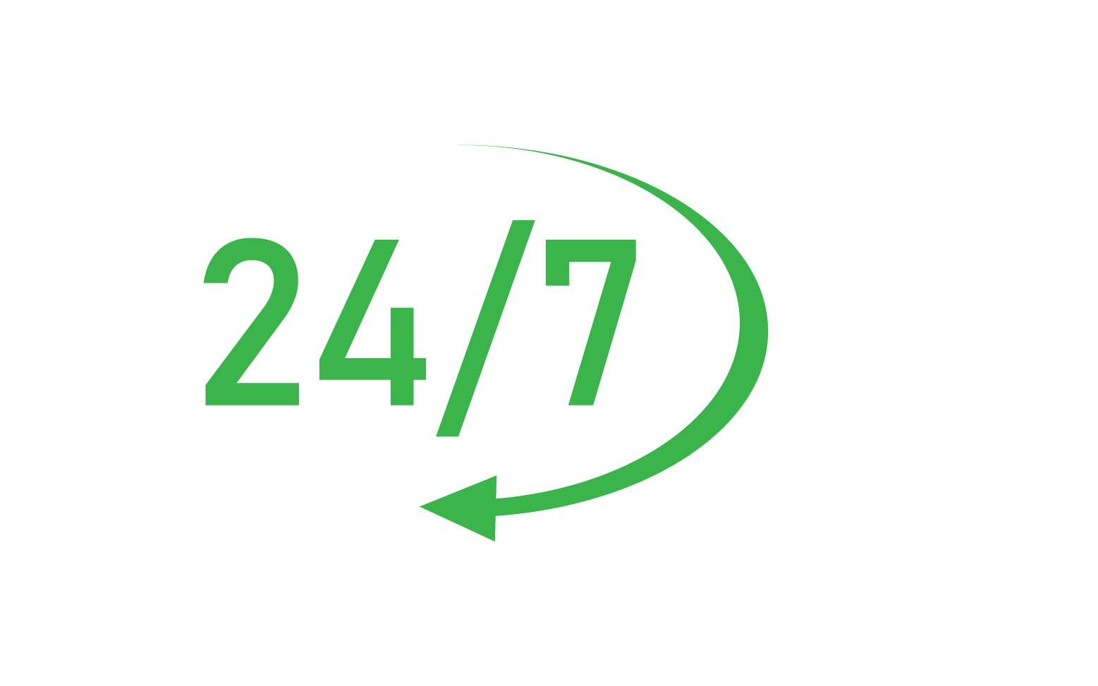 24 hour time icon logo design v11