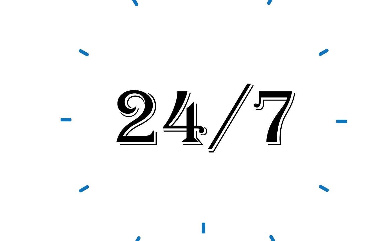24 hour time icon logo design v12