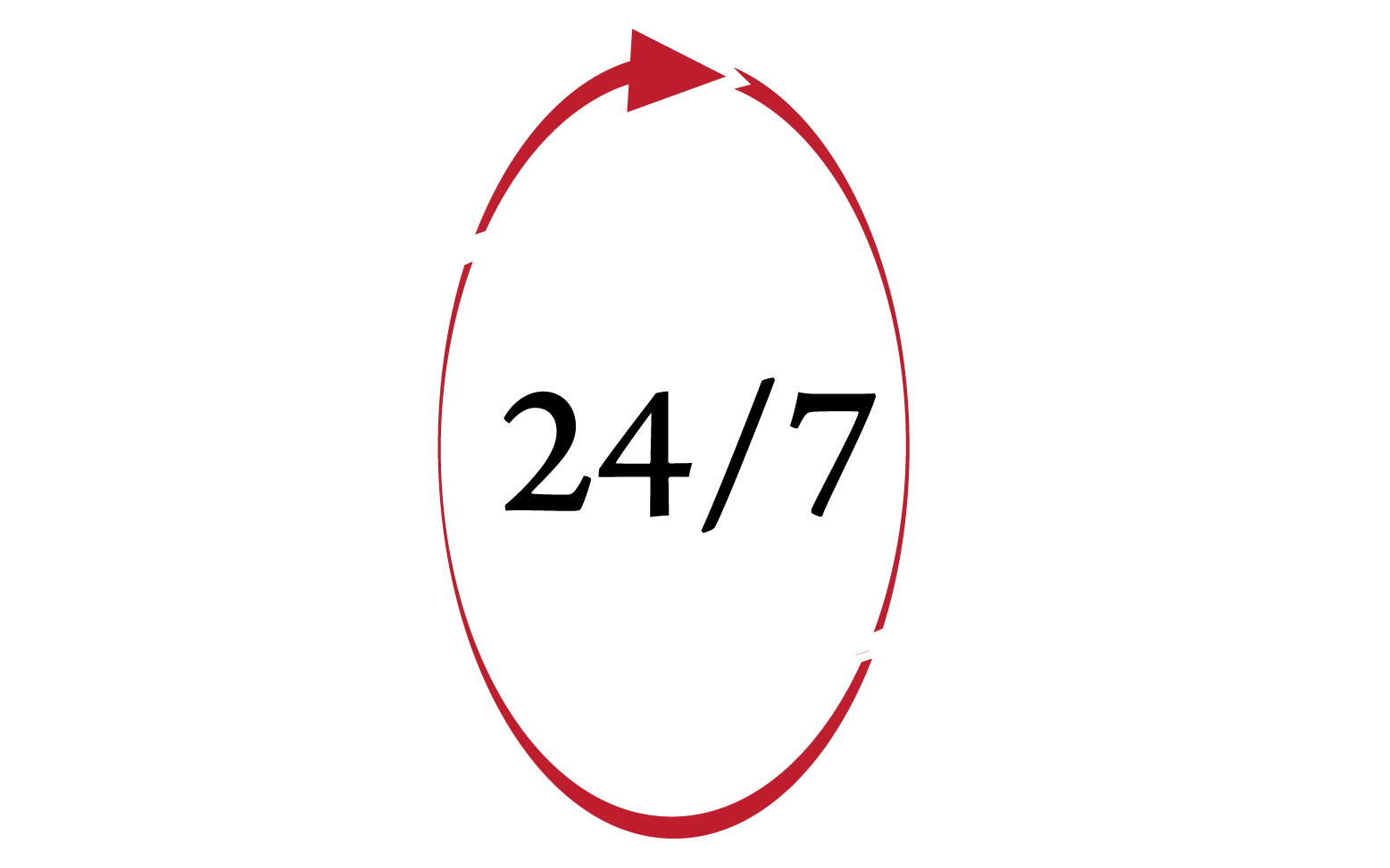 24 hour time icon logo design v26
