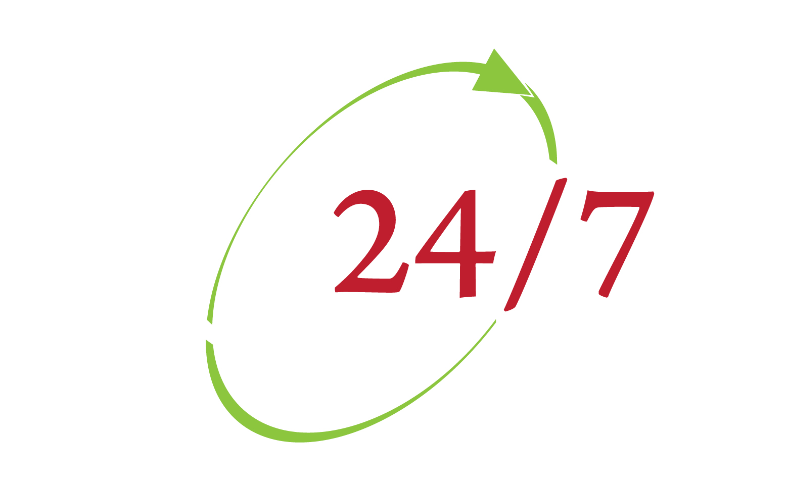 24 hour time icon logo design v18