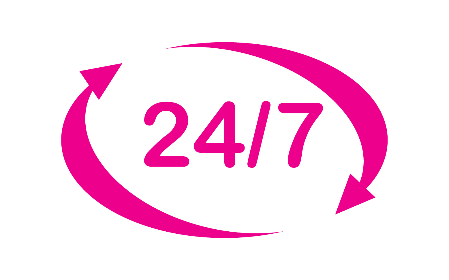 24 hour time icon logo design v16
