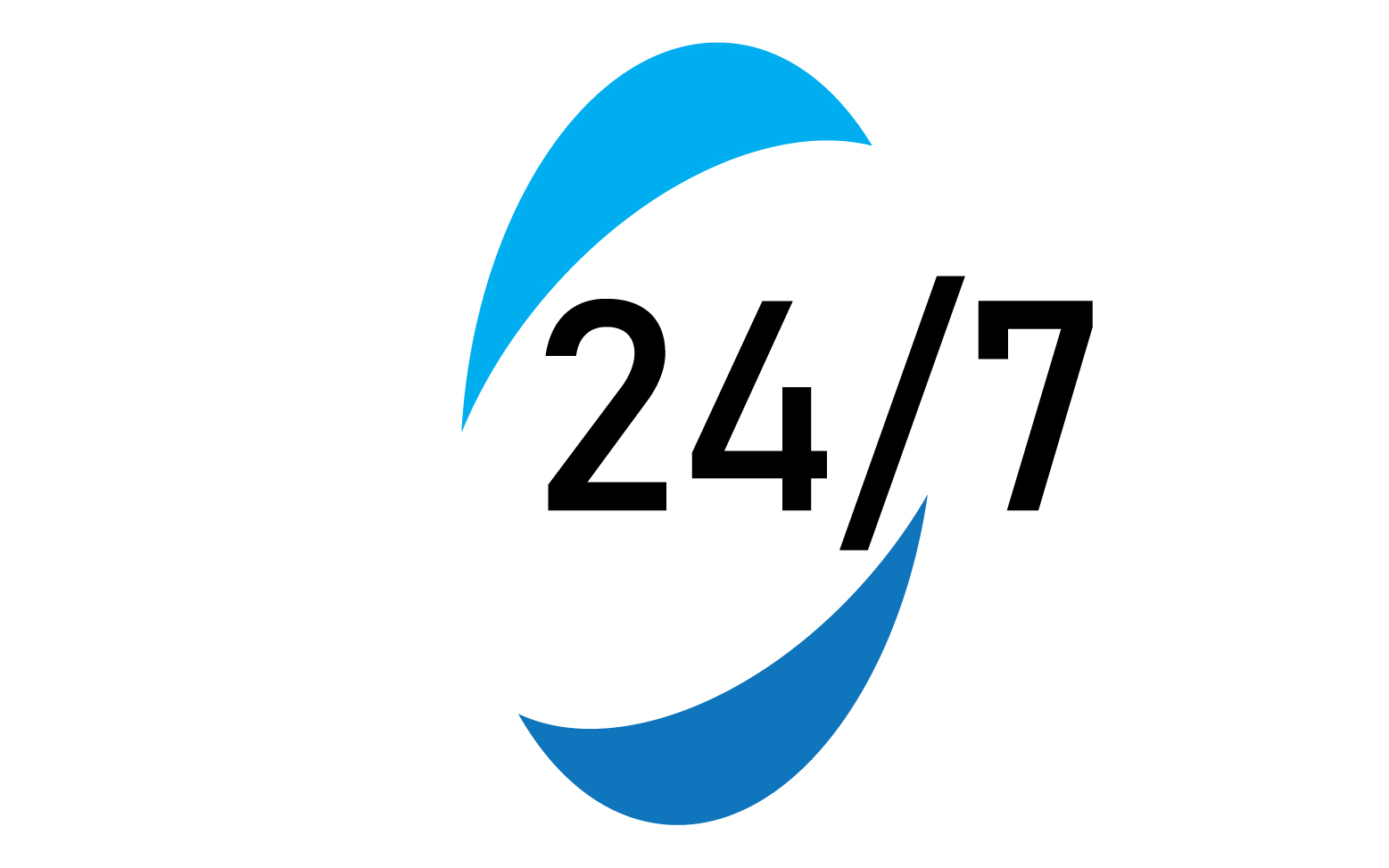 24 hour time icon logo design v27