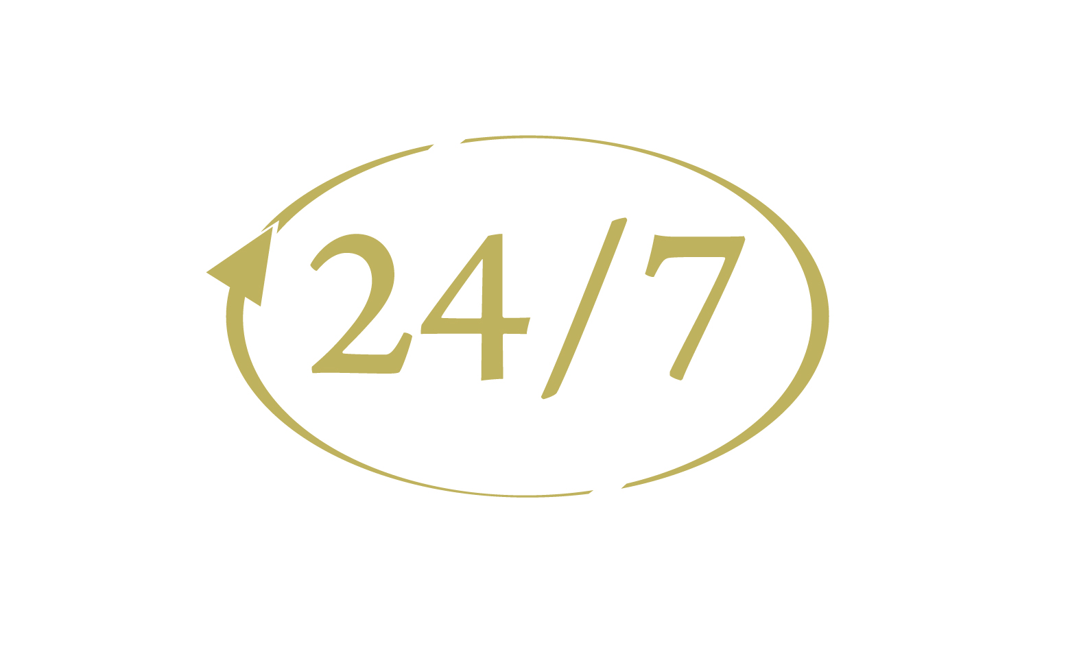 24 hour time icon logo design v34