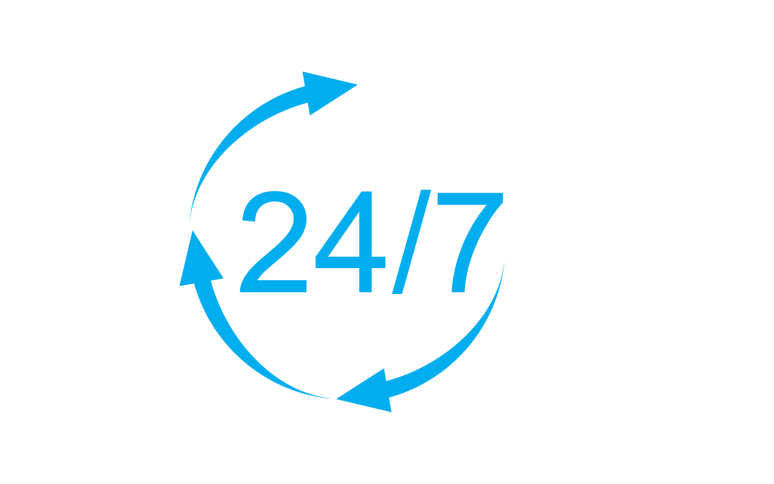 24 hour time icon logo design v30
