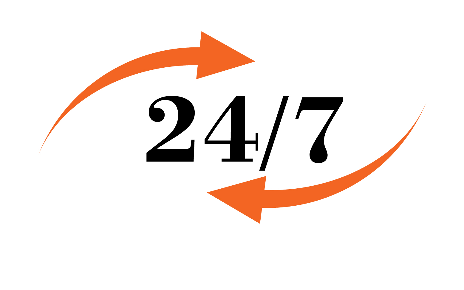 24 hour time icon logo design v39