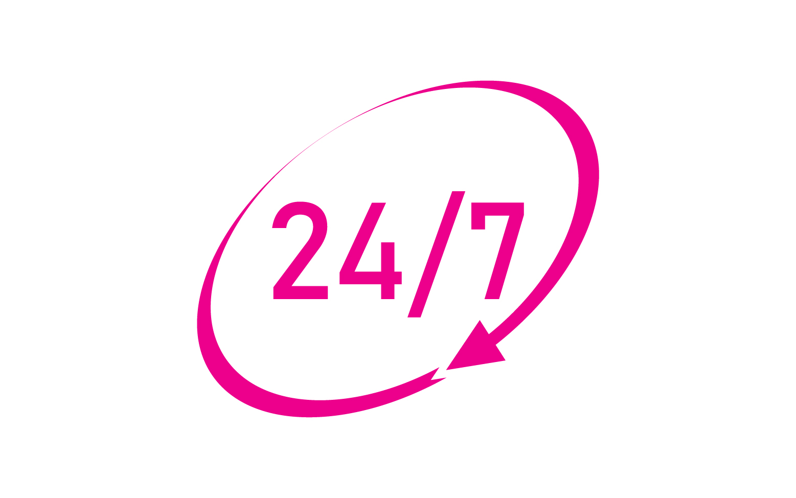 24 hour time icon logo design v51