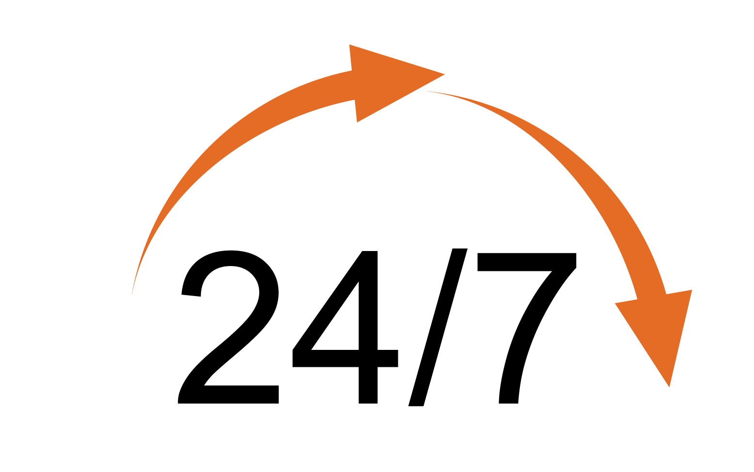 24 hour time icon logo design v54