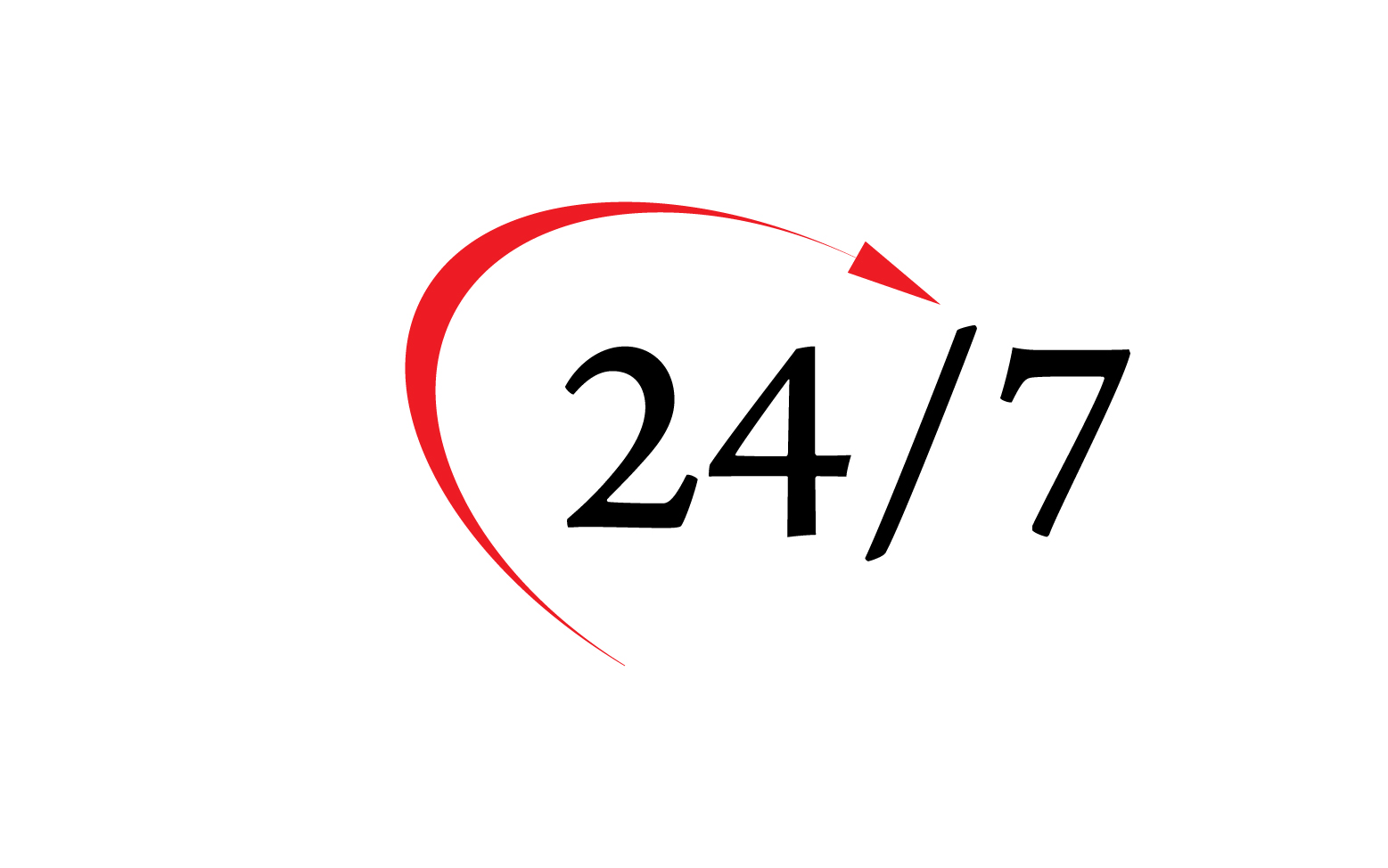 24 hour time icon logo design v50