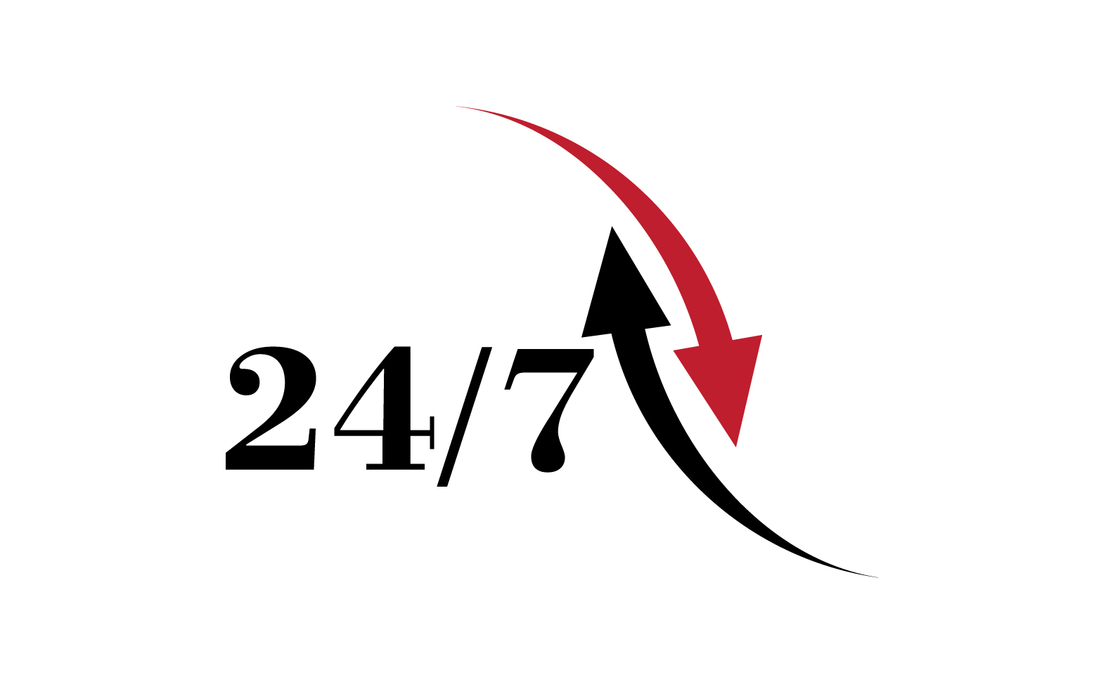 24 hour time icon logo design v55