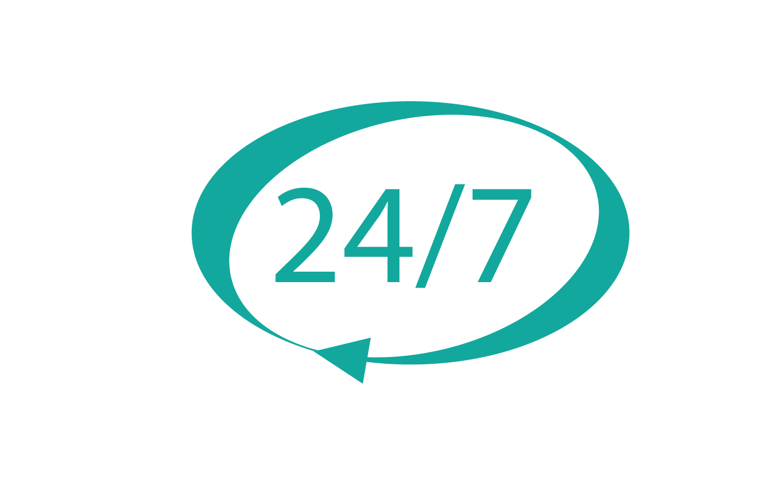 24 hour time icon logo design v57