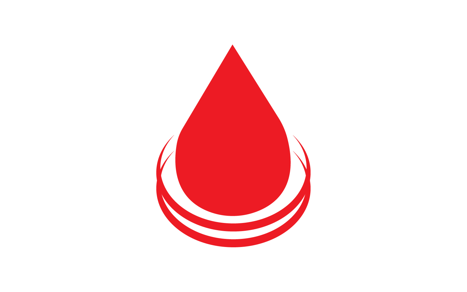 Blood drop icon logo vector element  v6