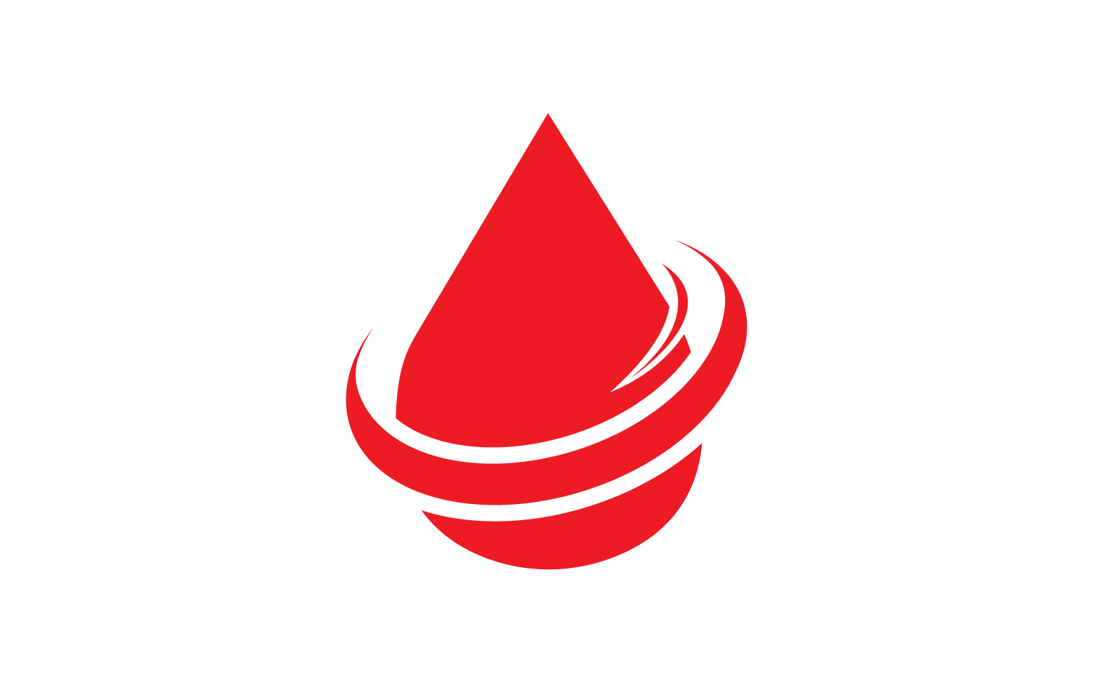 Blood drop icon logo vector element  v7