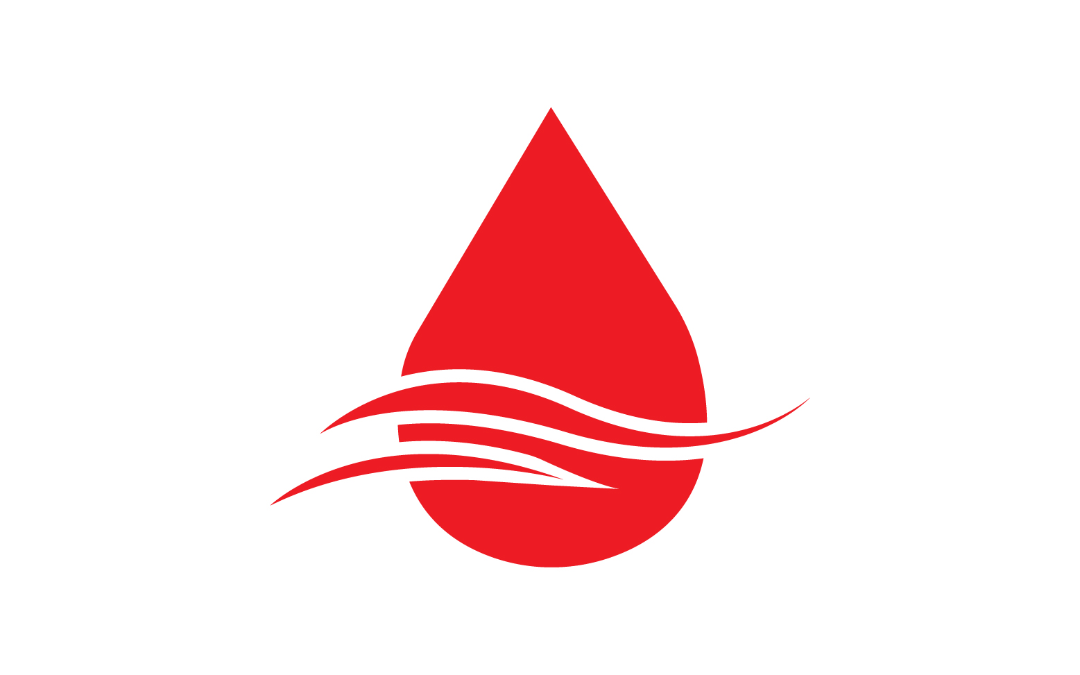 Blood drop icon logo vector element  v3