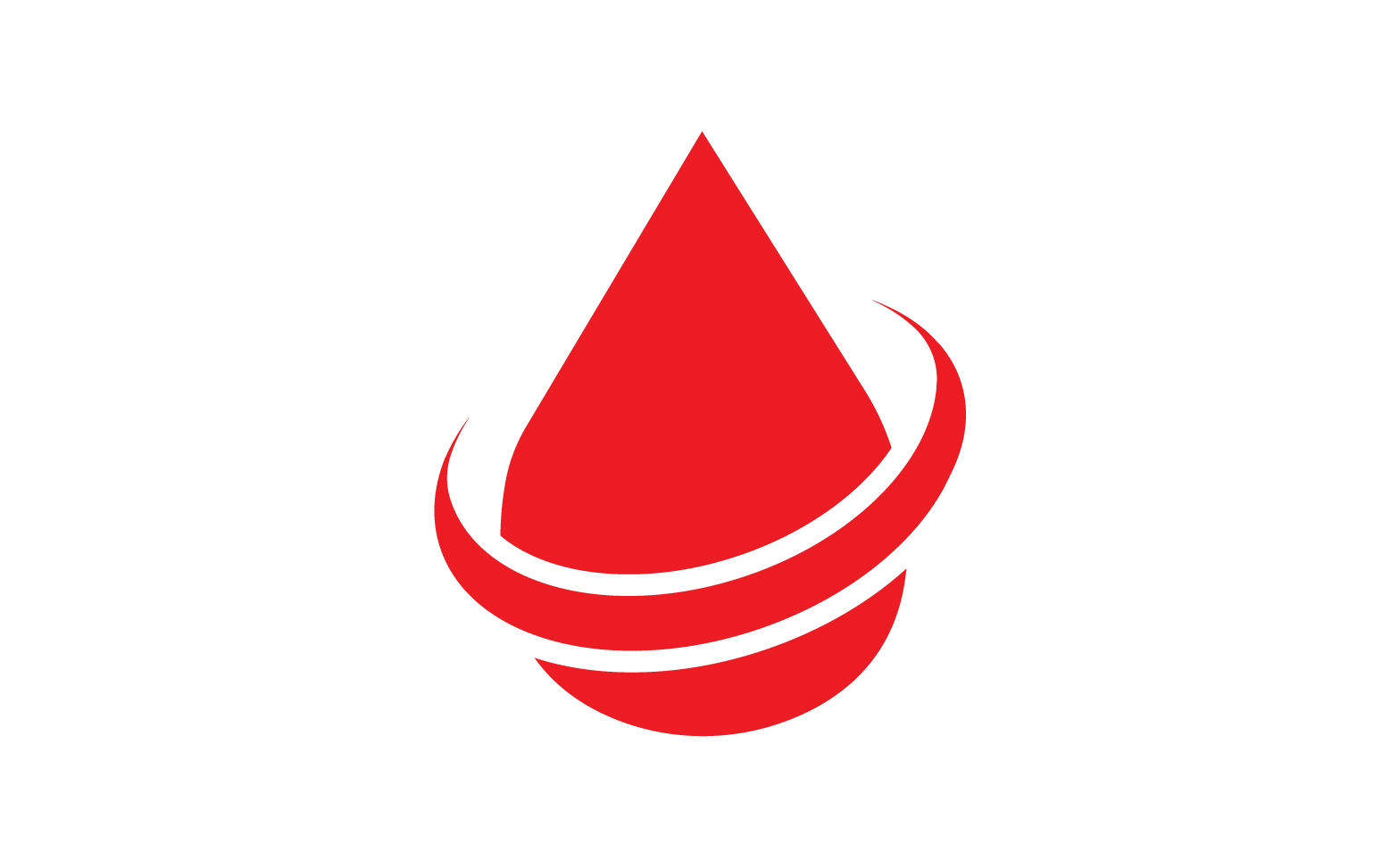 Blood drop icon logo vector element  v8