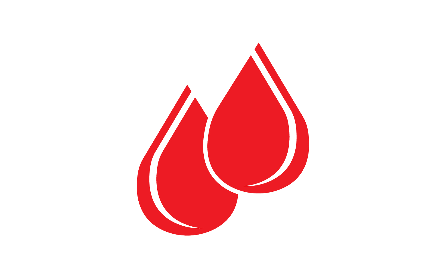 Blood drop icon logo vector element  v10