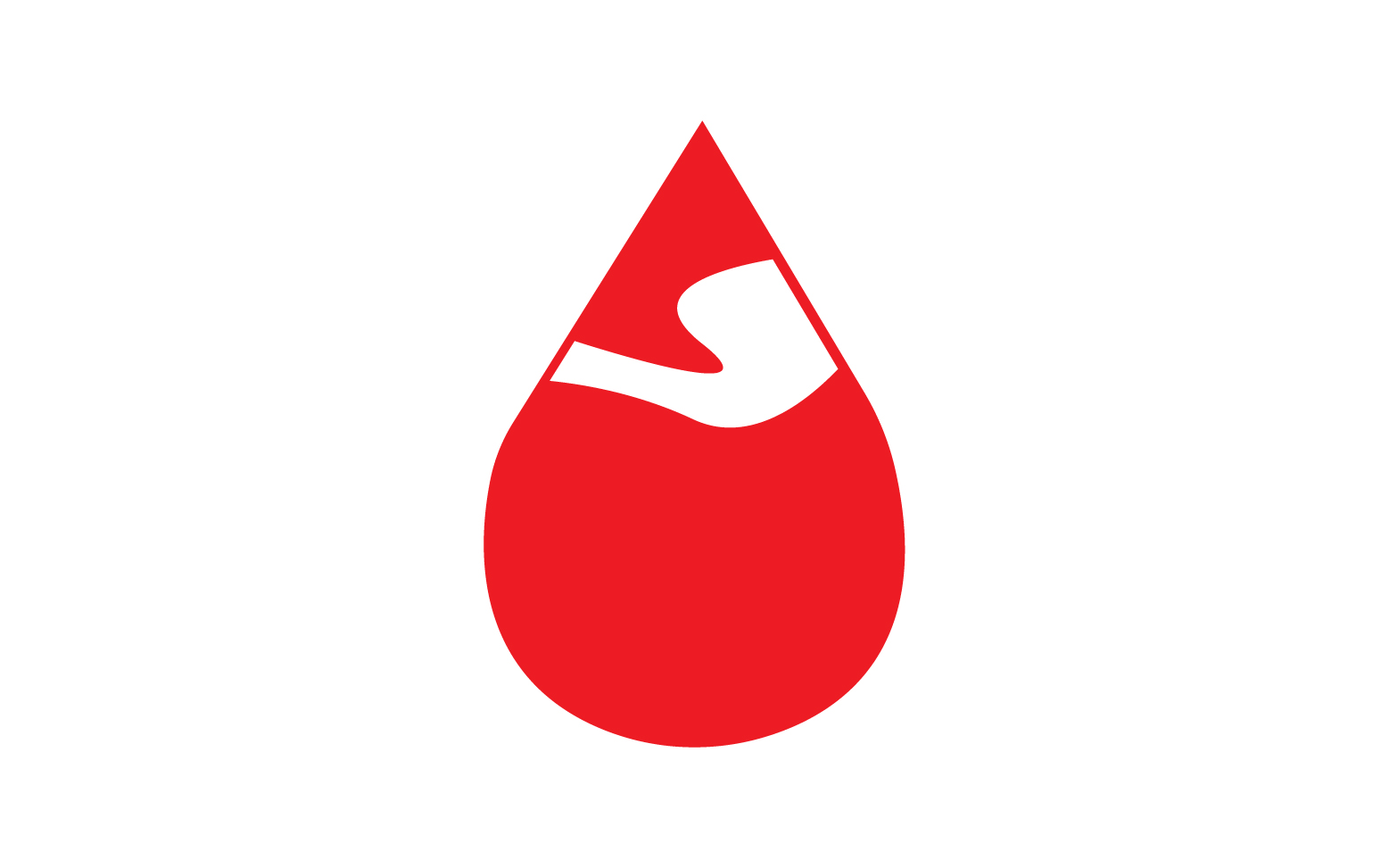 Blood drop icon logo vector element  v18